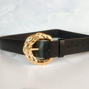 Cinturón Vintage con hebilla dorada