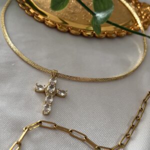 Collar colgante cruz