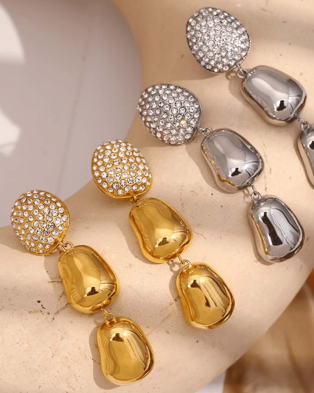 Aros Argolla Pequeños Elegantes Mujer