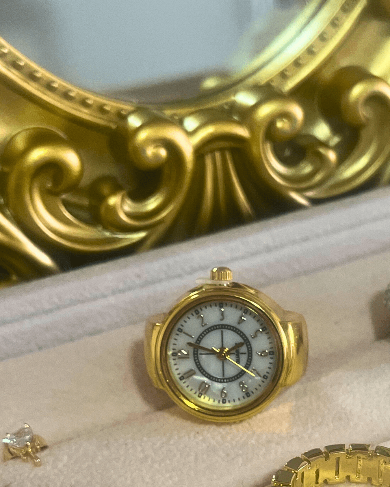 Anillo Reloj real ajustable